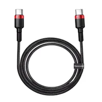 Cabo Tipo C P/ Tipo C Baseus Tungsten Gold 100w Super Rapido Tamanho:2 Metros