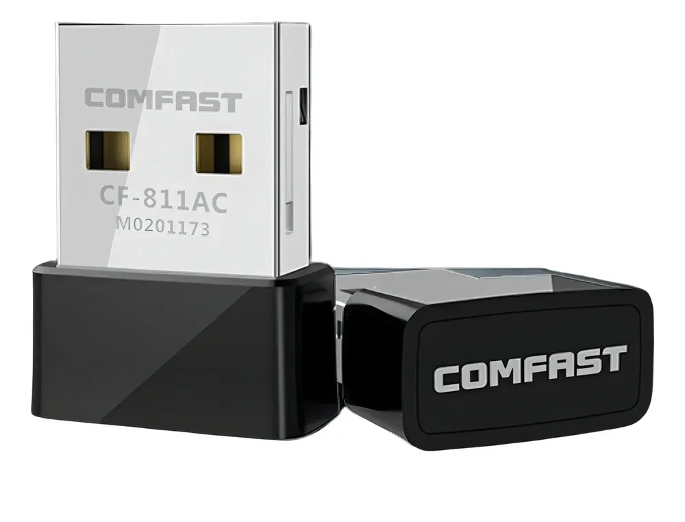 Mini Adaptador Wifi Usb Dual Band Comfast 650mbps 2.4/5ghz Para WINDOWS E Mac