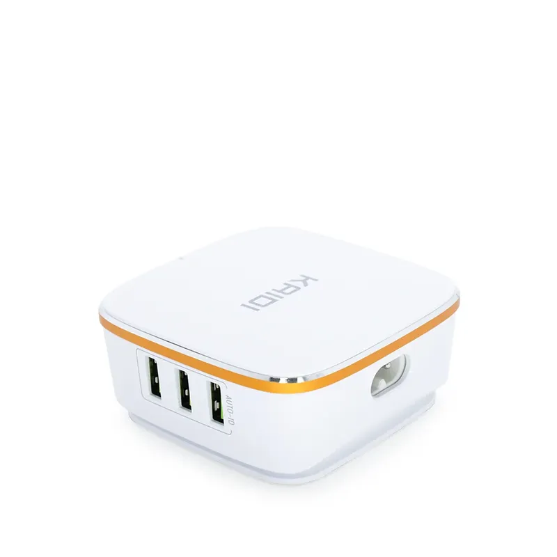 HUB, Carregador De Tomada 3.0 Com 6 Portas, USB Kaidi - Kd-601