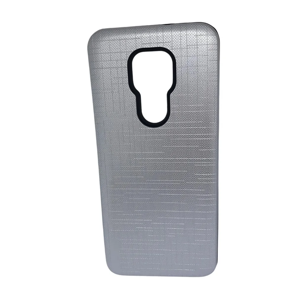 Capa Capinha De Celular Motorola Moto G9 Play, Moto G9 Ou Moto E7 Plus Resistente G9 Play, E7 Plus, G9:prata