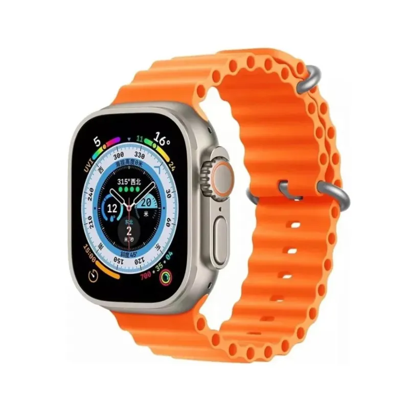 Smartwatch W69+ Ultra 49mm Series 10 AmoLED Nfc 2024 Laranja