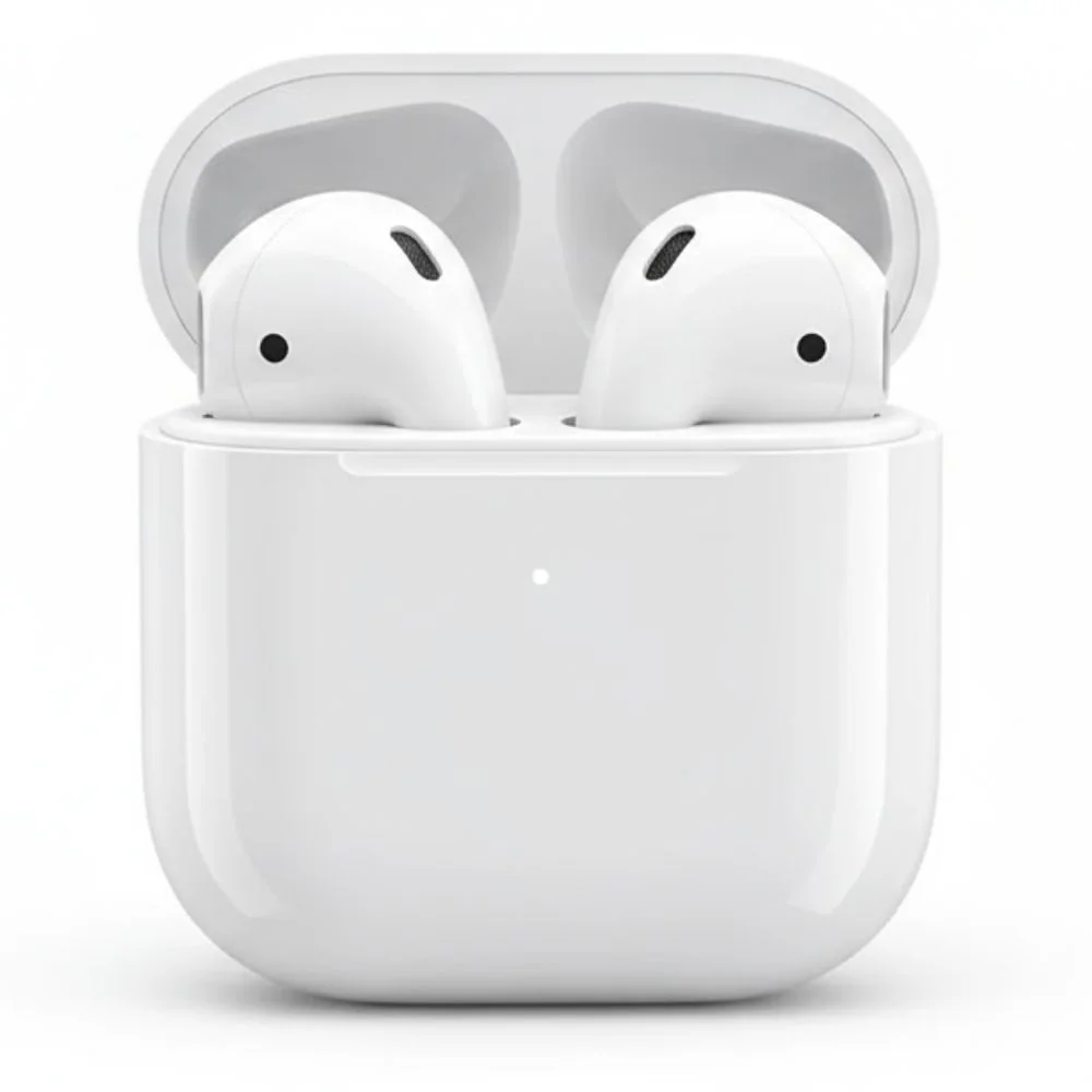 Fone Tws Branco Microfone - Música E Esporte