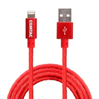 Cabo Lightning Para Usb - Com Certificação Mfi - 1 Metro - Vermelho