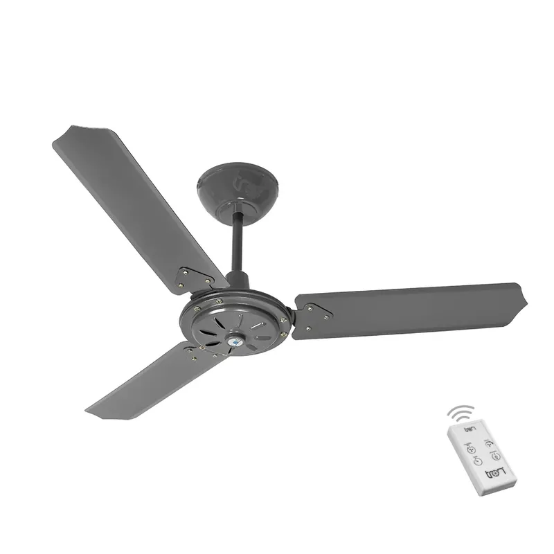 Ventilador Leblon Grafite 110v 3 Pás E Controle Remoto