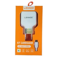 Carregador Tpc 4.1a Lehmox Le483typec