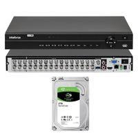 Kit Intelbras, DVR Mhdx 1232, 32 Canais, Multi HD + HD 2TB