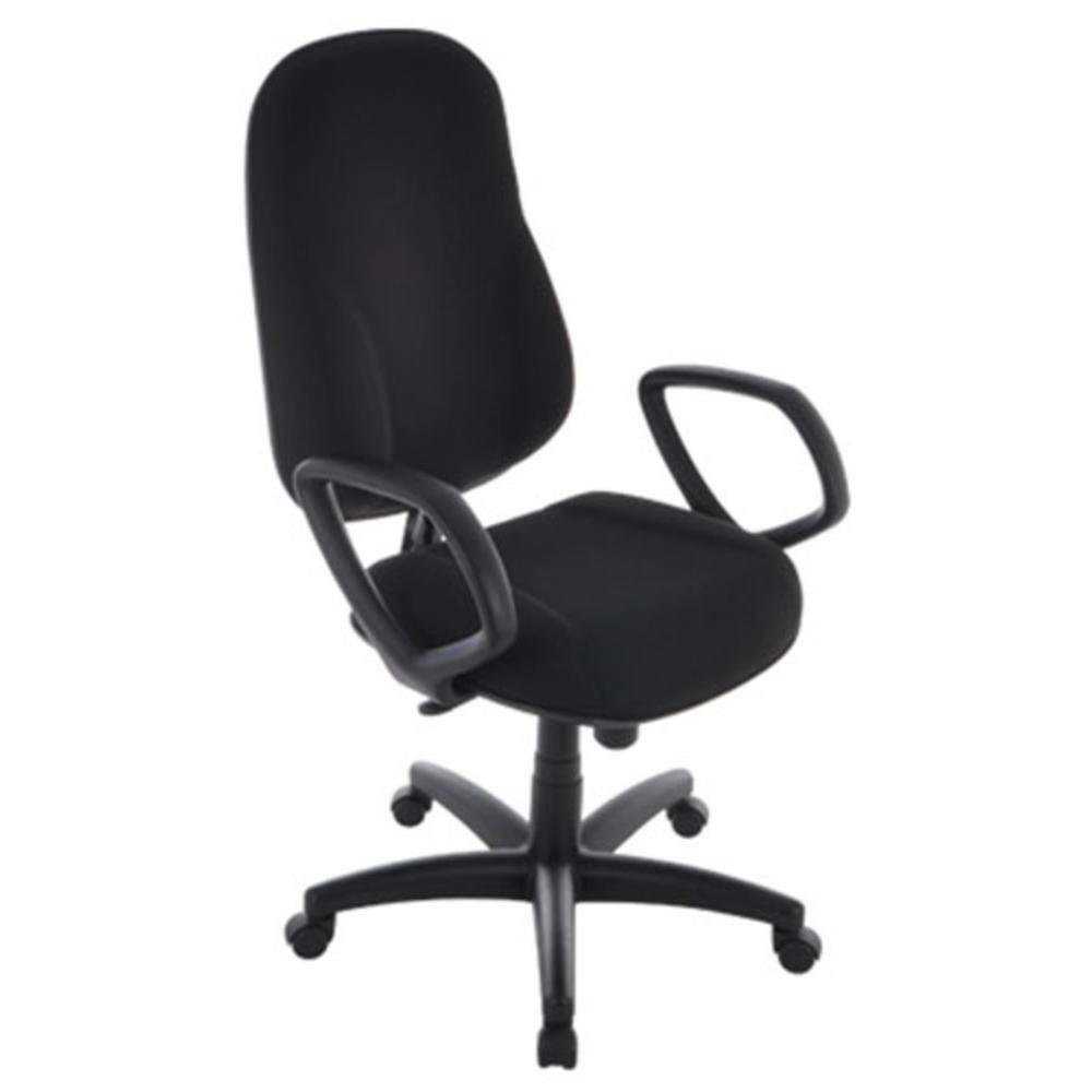Cadeira Office Design Office Diretor, até 120 kg, Com Braços Base Fixa, Executive Bege