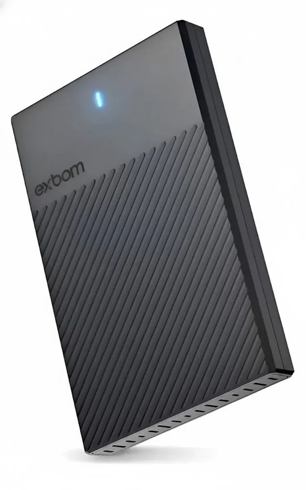Hd Externo 480 Gigas SSD Slim Case 2,5 Usb 3.0 Notebook PC Tv Cor Preto