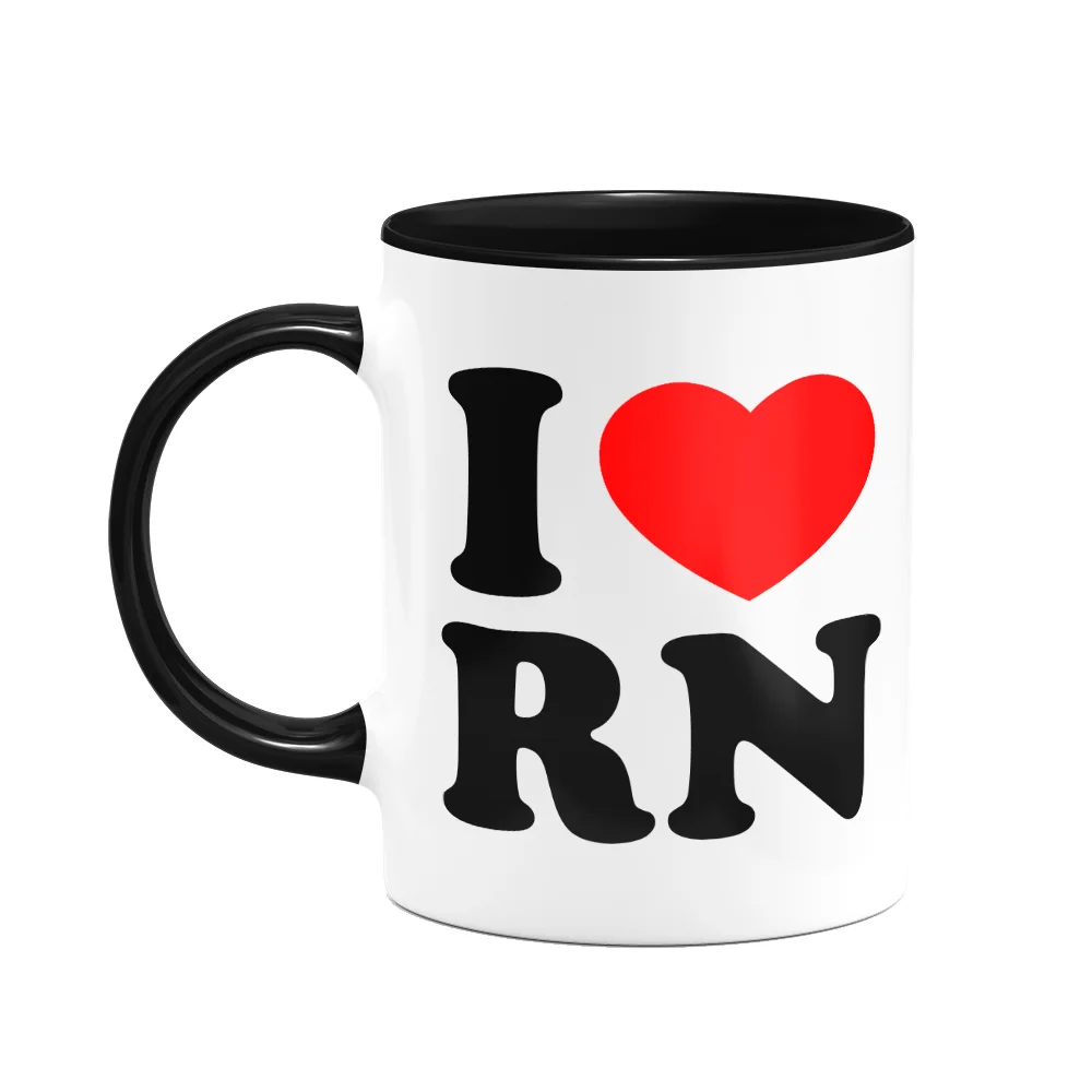 Caneca I Love Rn - Rio De Grande Do Norte - 325ml - B-black