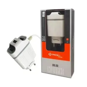 Carregador De Celular Pmcell 3.1a Hc-24 Com 3 Portas Usb E Cabo V8