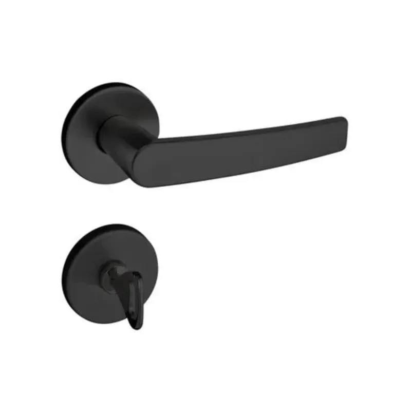 Fechadura Concept Banheiro 40mm Roseta Preta Rr1 401-40cb Ep Pado