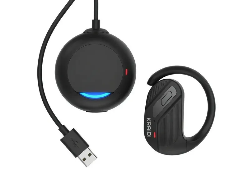 Fone De Ouvido Para Corrida Com Gancho E Luz LED