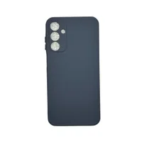 Capa Samsung A05s Silicone Aveludada Protege Câmera Colorida Capinha Anti Impacto Cor:cinza Escuro