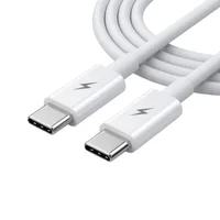 Cabo Usb C Usb C Carregamento Rápido 1 Metro Branco Premium