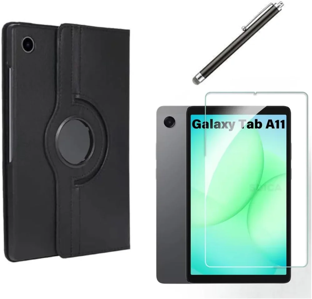 Capa Tablet Galaxy Tab A11 8.7 Pol + Película Vidro + Caneta