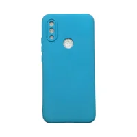 Capa Xiaomi Redmi 7 Silicone Aveludada Colorida Capinha Anti Impacto Redmi 7:azul Céu
