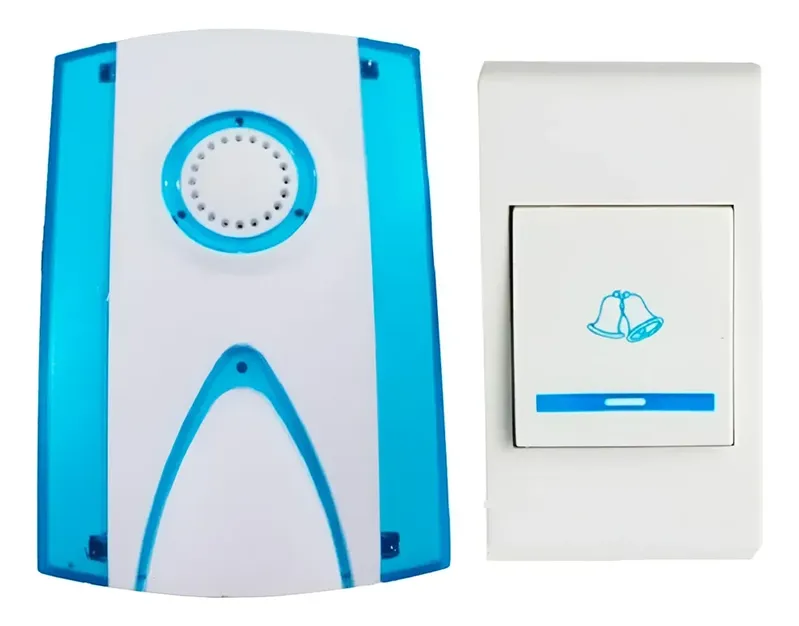 Campainha Residencial Sem Fio Wireless De Tomada Casa 100 M