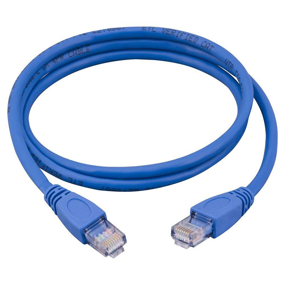 Cabo de Rede Patch Cord CAT.5e Plus Cable 5m Azul