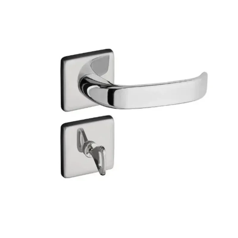 Fechaduras Concept Banheiro 40mm Roseta Quadrada Cromo Acetinada Rq1 413-40cb Cra Pado