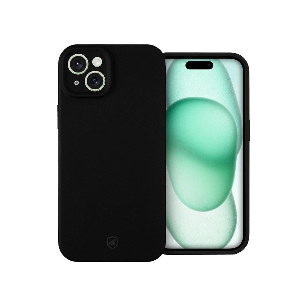 Capa Para Iphone 15 Plus - Silicon Premium Preta - Gshield