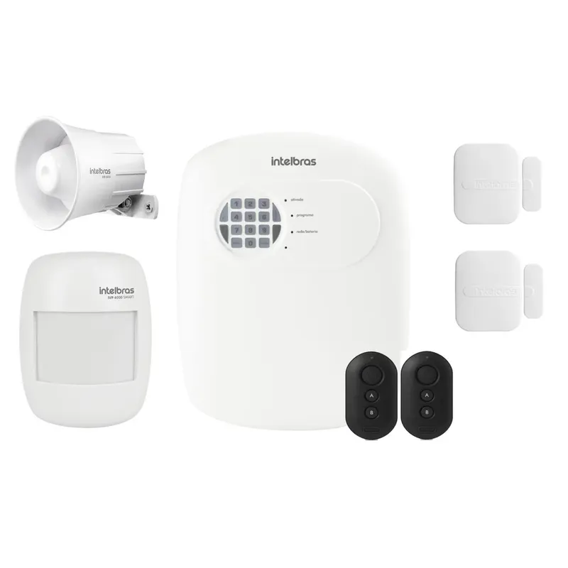 Kit Sistema De Alarme Anm 24 Net Completo - Conexão Por App Via Nuvem
