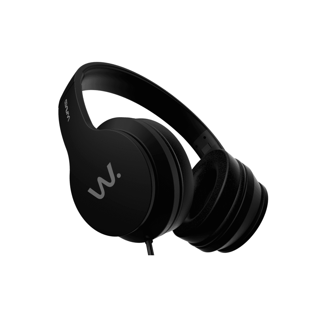 Fone De Ouvido Com Fio Waveone, Driver 40mm, Wf100, Preto