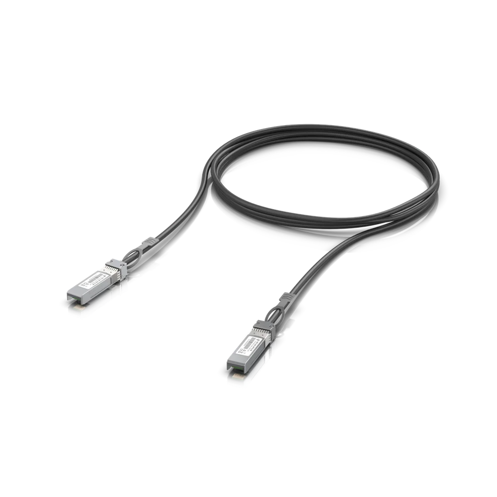 Cabo Dac Sfp+ 10 Gbps Direto De Fábrica 3 m Ubiquiti Uacc-dac-sfp10-3m