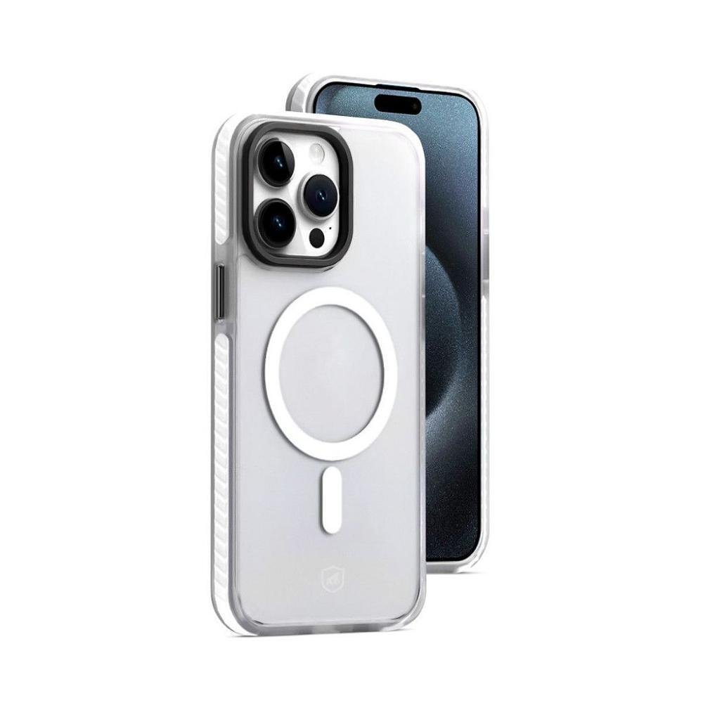 Capa Para Iphone 15 Pro Max - Couro Dual Magsafe - Preta - Gshield