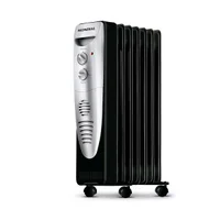 Aquecedor A Óleo Mondial 1500w A-06 Preto E Prata - 220v