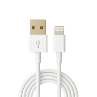 Cabo Carregador Turbo Para Iphone 20w 2.4a Rápido Usb Branco