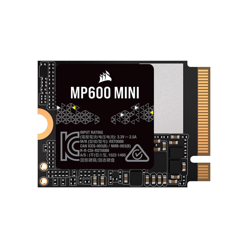SSD Corsair MP600 PRO NH, 2TB, PCIe Gen 4.0 x4 NVMe M.2, Leitura: 7000MB/s e Gravação: 5700MB/s, Preto - CSSD-F2000GBMP600PNH