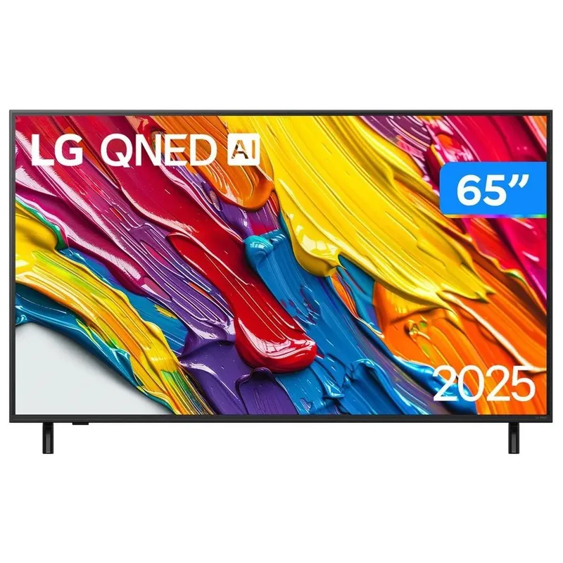 Smart TV 65" LG 4K Ultra HD QNED 65QNED82ASG webOS 25 ?7 AI Processor Alexa 3 HDMI