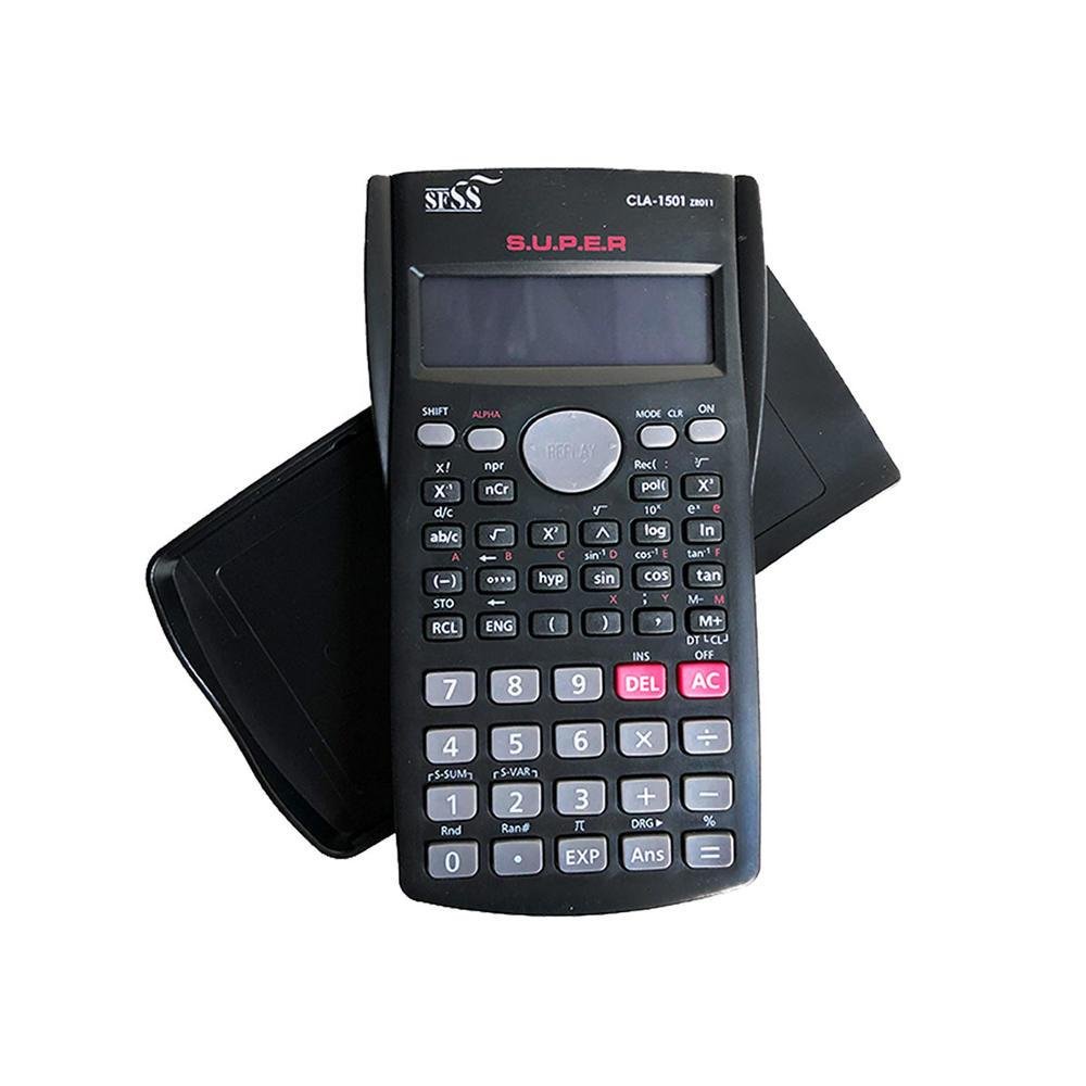 Calculadora Científica 240 Funções 10+2 Dígitos Com Capa Classe Cor:preto