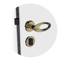 Fechadura Open Golf Externa 40mm Ros22 Antique Brass (40x53 Py53) Soprano