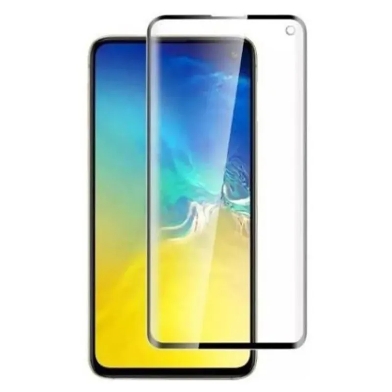 Película Gel Xs Premium, Para Samsung Galaxy S10 Plus G975, Com Borda Preta