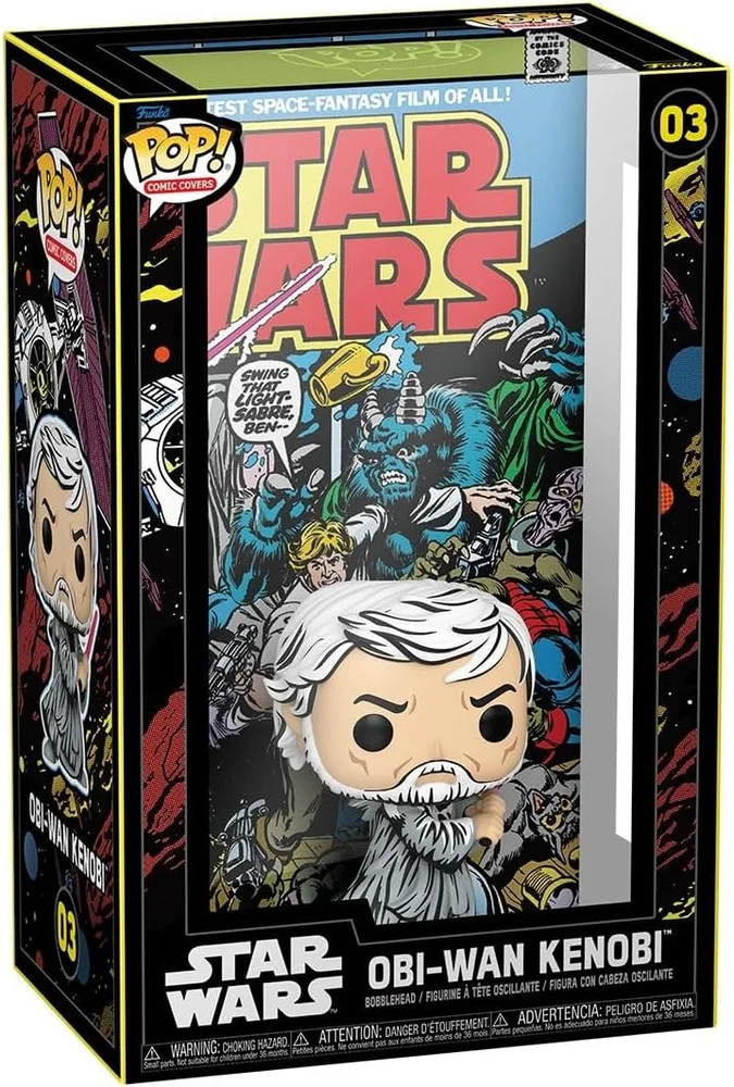 Funko Pop Comic Covers Obi Wan Kenobi 03 Star Wars Capa De Quadrinhos