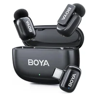 Microfone Lapela Boya Mini 2-05 Sem Fio Usb-c Para Celular