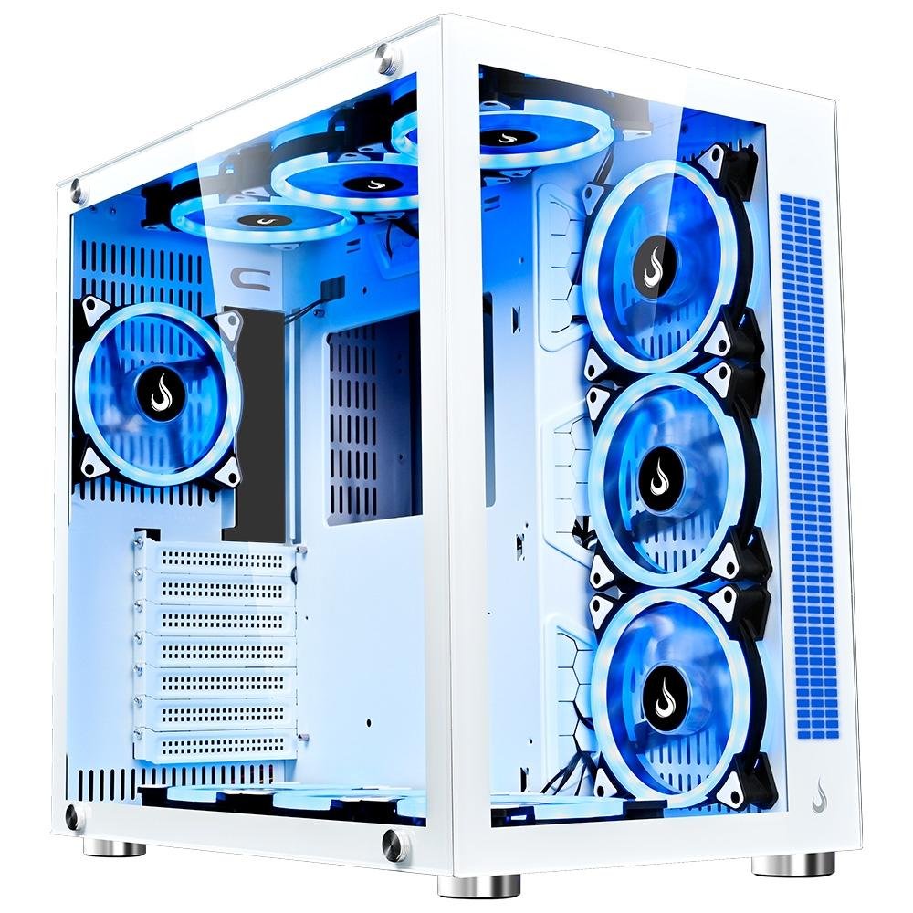 Gabinete Gamer Rise Mode Galaxy Glass Sound