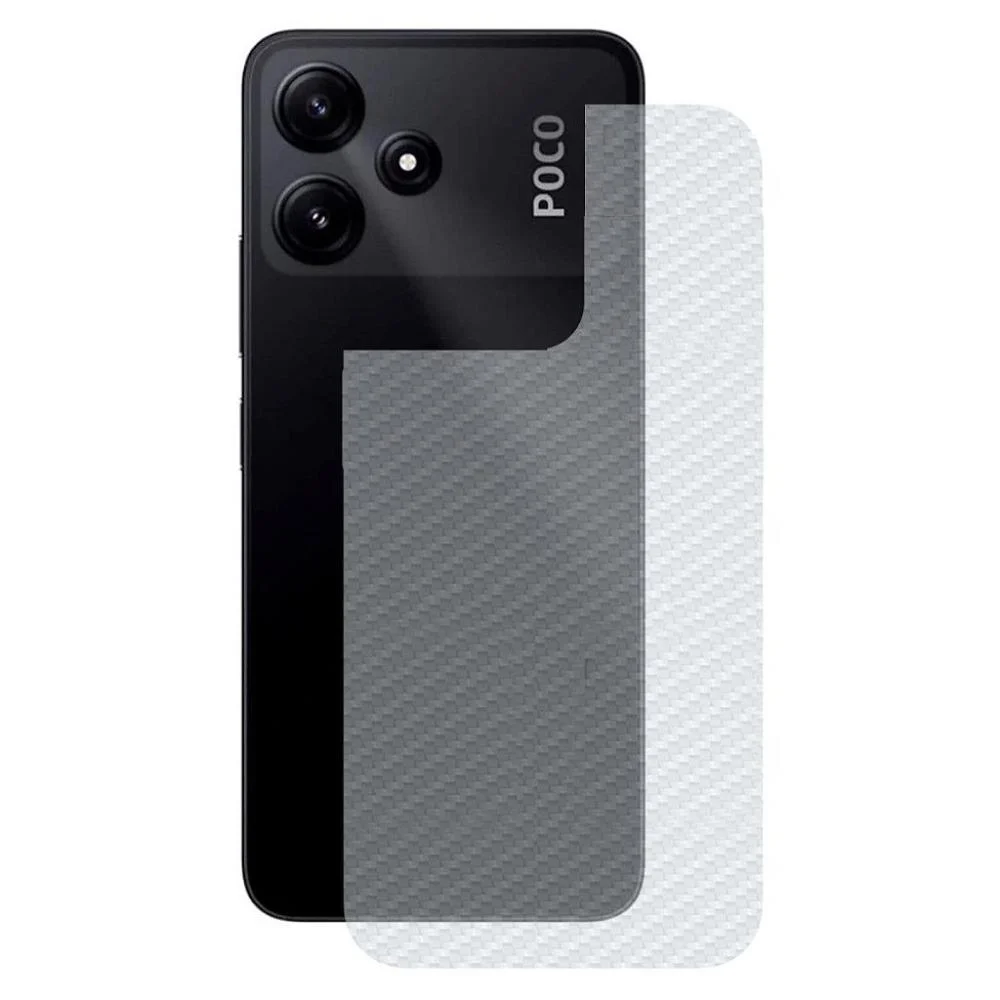 Película Para Xiaomi Poco M6 Pro 5g - Traseira De Fibra De Carbono - Gshield