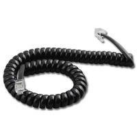Cabo Espiral Para Monofone 1,70m Preto Dantas