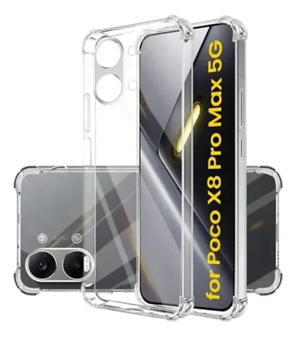Capa Capinha Anti Impacto Para Poco X8 Pro Max Transparente