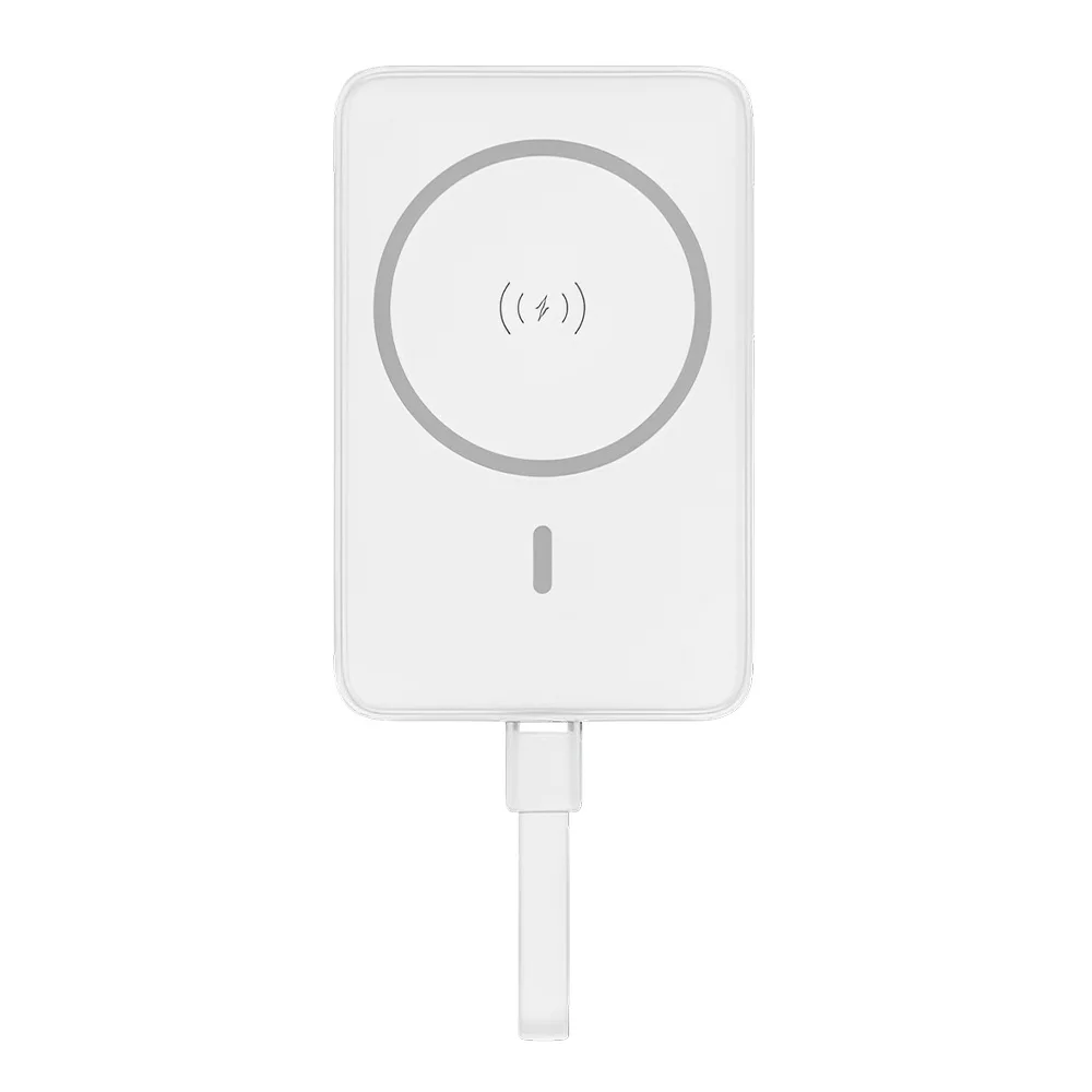 Power Bank Magnética Pisen Usb C 10000mah Máx 30w Preta