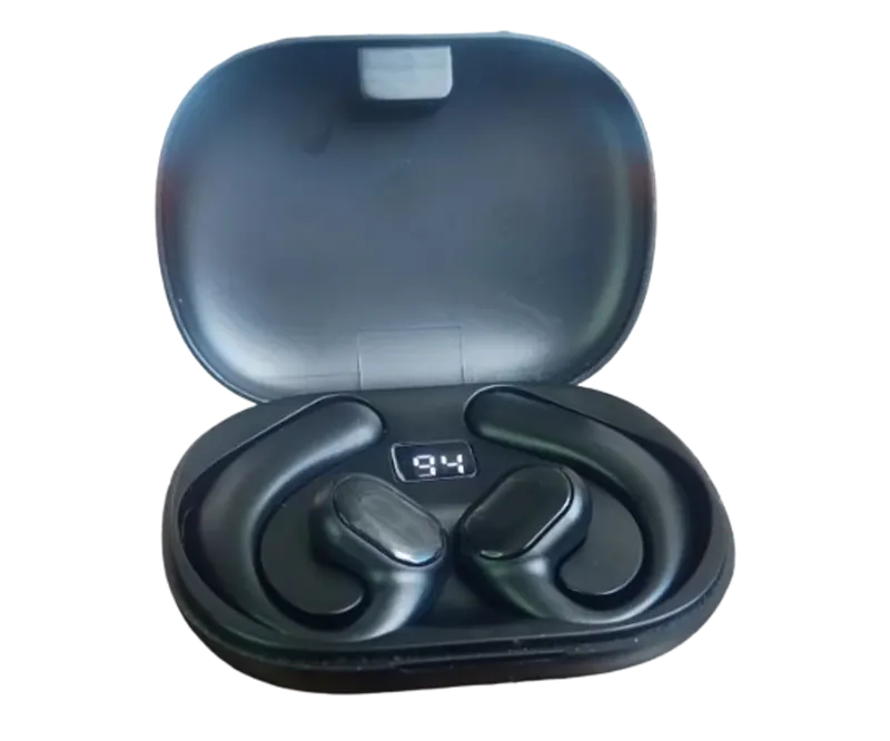 Fone De Ouvido Condução Óssea, Bluetooth 5.3, Preto, Rs-24