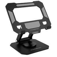 Suporte De Metal Dobrável Para Tablet H’maston Spr-07 – Preto/prata