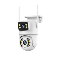 Câmera Wifi Ip Full Hd Externa A Prova D'água Lente Dupla