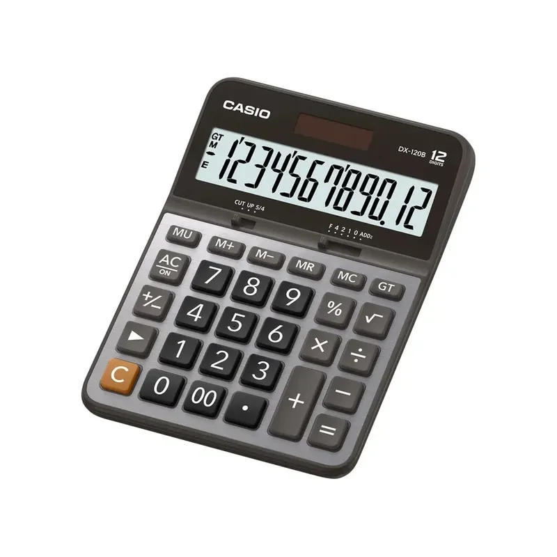 Calculadora De Mesa 12 Digitos Gx-120b Prata Casio