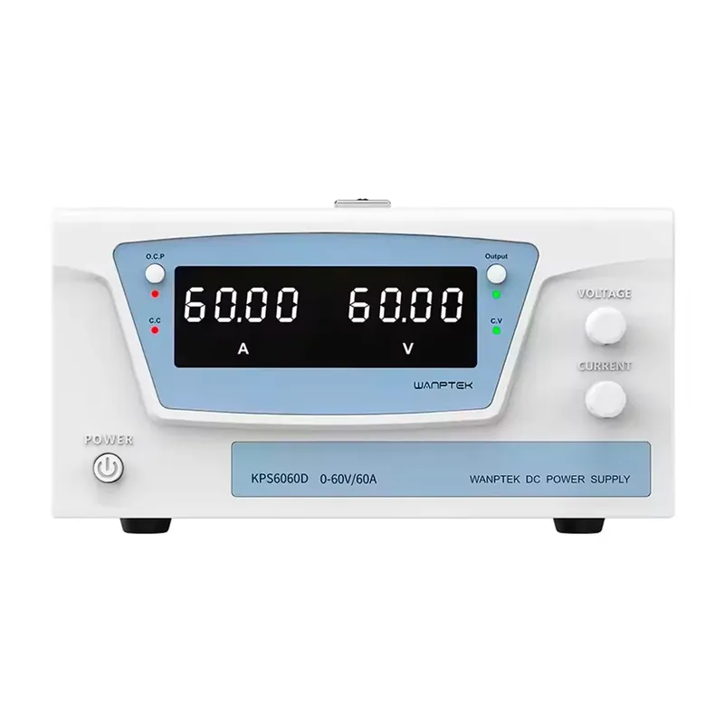 Fonte De Bancada 60v 60a 3600w Wanptek Kps6060d Digital Profissional Ajustável Alta Potência