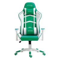Cadeira Gamer Mymax, Mx5, Até 150kg, Giratória Branco E Verde