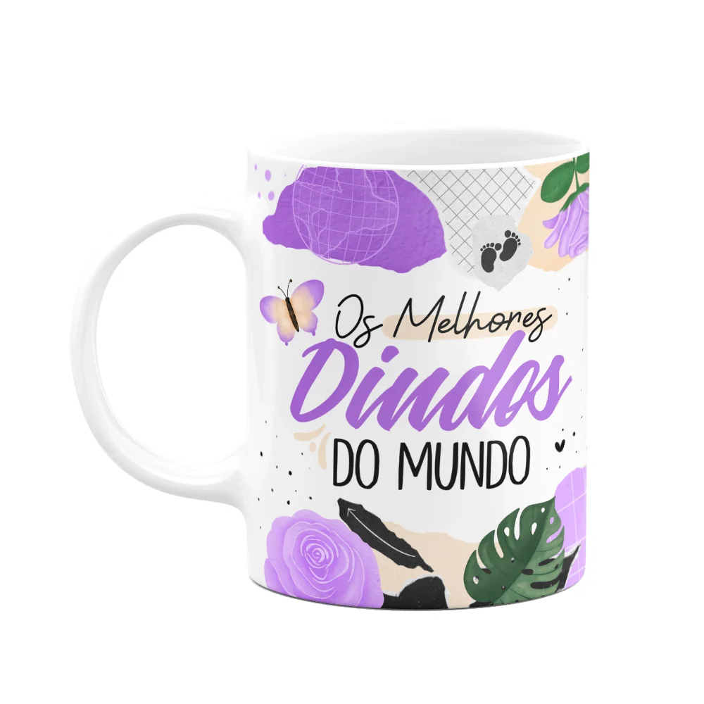 Caneca De Dindos - Os Melhores Dindos Do Mundo - M3