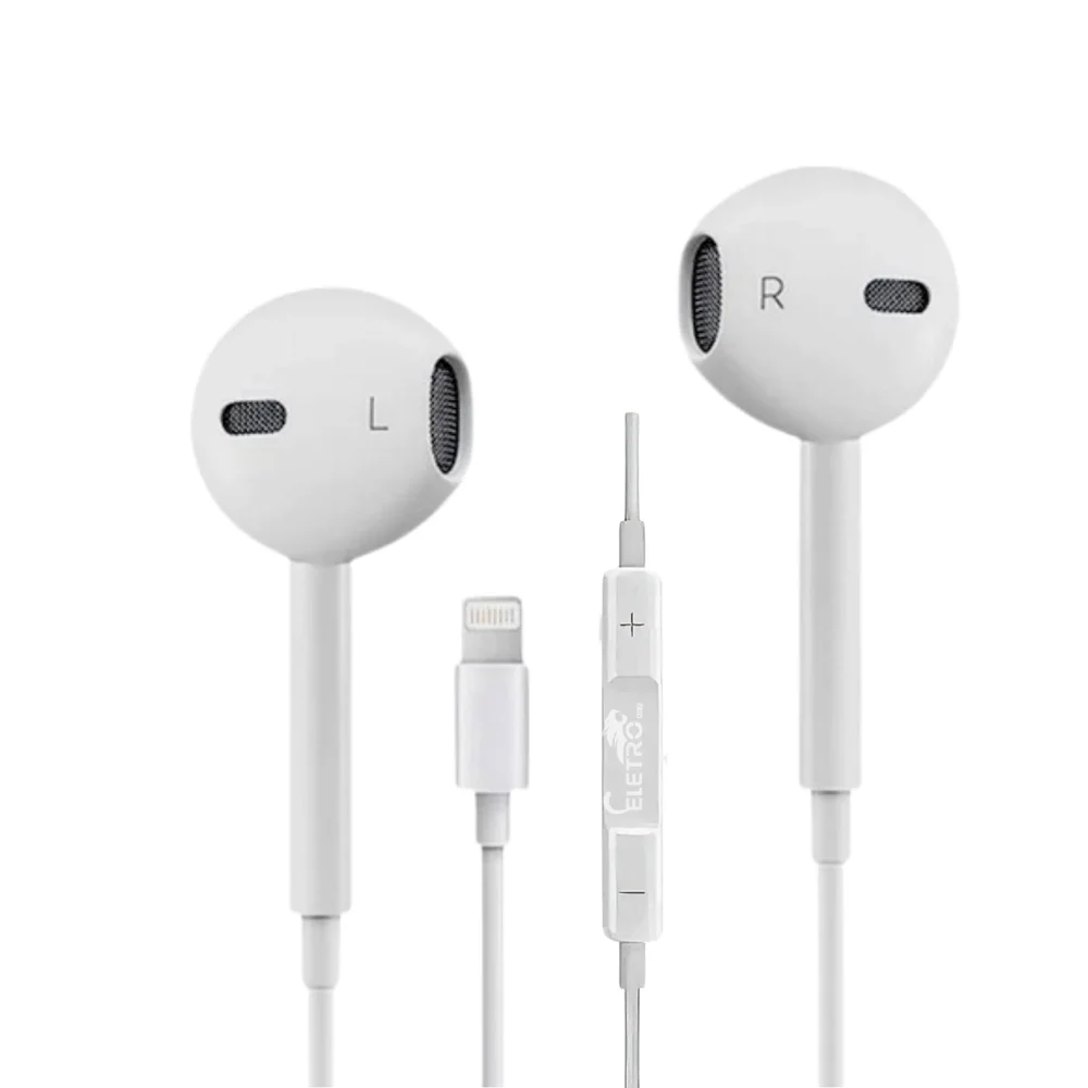 Fone De Ouvido Intra Auricular Com Fio E Microfone